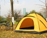 Lightweight 2 ~ 3 Person Camping Tent Waterproof Single Layer 190T Polyester 3 Seasons Portable Tent