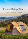 3-4 Person Outdoor Instant Installation Tent 4 Seasons Water Resistant Travel And Camping Tent