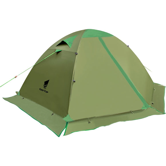 Two Person 4 Season Outdoor Tent with Mosquito Net Outdoor Camping Folding Featured Quality Tent