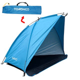 2 Person Camping Tent Single Layer Outdoor Tent Anti UV Beach Tent