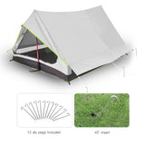 Double Door Wicker Tent Outdoor Ultralight Camping Tent