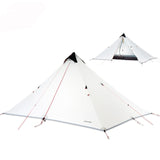 2019 New Silicone Coating Rodless Double Layer Tent Single Waterproof Camping Tent