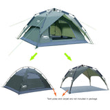 3-4 Person Family Tent Double Decker Instant Installation Good Quality Comfort Kapm Tent